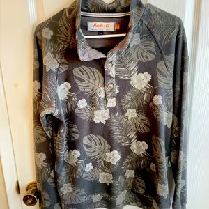 Hawke & Co Leaf Print Sweat Shirt